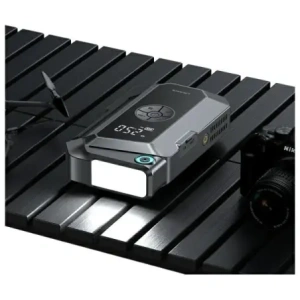 Wholesale USAMS ZB287 8000mAh Powerbank Jumpstarter + built-in flashlight black - USA1213 - {ean13} - Hurt
