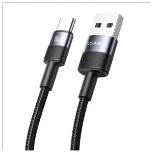 Hurtownia GSM - USAMS US-SJ718 cablu USB-A / USB-C 3A 1.2m Cablu de date din aliaj de aluminiu Serie SY - USA1214 - {ean13} - Hurt