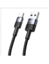 USAMS US-SJ718 cablu USB-A / USB-C 3A 1.2m Cablu de date din aliaj de aluminiu Serie SY