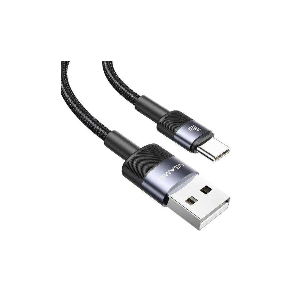 Wholesale USAMS US-SJ718 cable USB-A / USB-C 3A 1.2m Aluminum Alloy Data Cable SY Series - USA1214 - {ean13} - Hurt