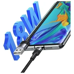 Hurtownia GSM - USAMS US-SJ718 Kabel USB-A / USB-C 3A 1.2m Aluminiumlegierung Datenkabel SY-Serie - USA1214 - {ean13} - Hurt