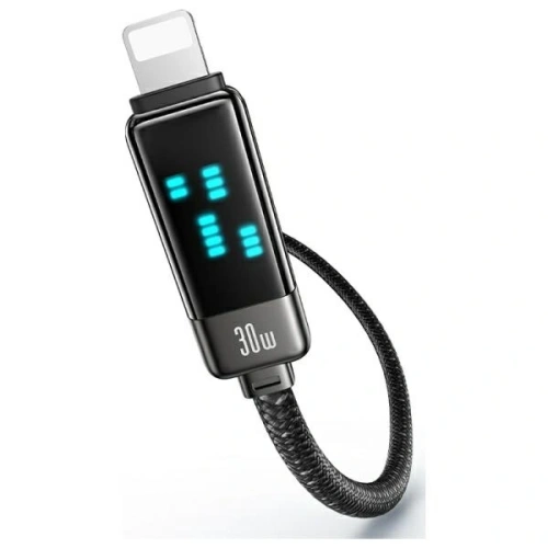 Kabel USAMS US-SJ743 USB-C / Lightning 30W 1.2m Zinc Alloy Fast Charging Data Cable Meteor Series