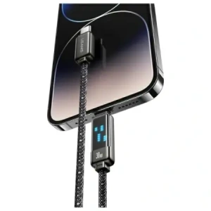 Wholesale USAMS US-SJ743 cable USB-C / Lightning 30W 1.2m Zinc Alloy Fast Charging Data Cable Meteor Series - USA1217 - {ean13} - Hurt