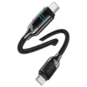 Wholesale USAMS US-SJ742 cable USB-C / USB-C 100W 1.2m Digital Display Zinc Alloy Fast Charging Data Cable HX Series - USA1218 - {ean13} - Hurt