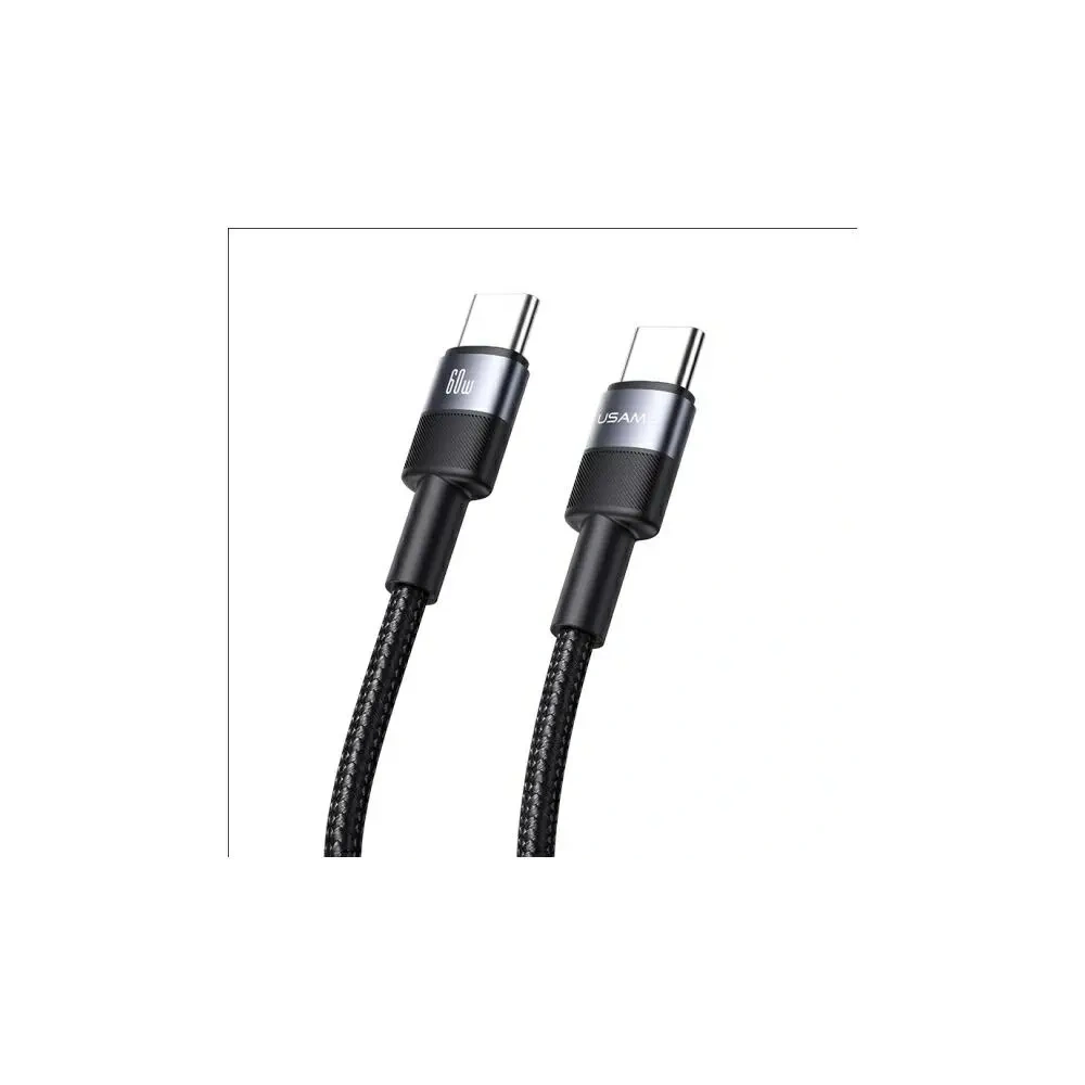 Hurtownia GSM - USAMS US-SJ724 Kabel USB-C / USB-C 60W 1.2m Aluminiumlegierung Datenkabel SY-Serie - USA1221 - {ean13} - Hurt
