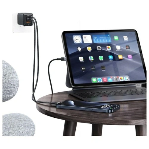 Kabel USAMS US-SJ724 USB-C / USB-C 60W 1.2m Aluminum Alloy Data Cable SY Series