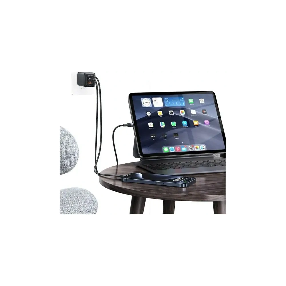 Hurtownia GSM - Kabel USAMS US-SJ724 USB-C / USB-C 60W 1.2m datový kabel z hliníkové slitiny série SY - USA1221 - {ean13} - Hurt