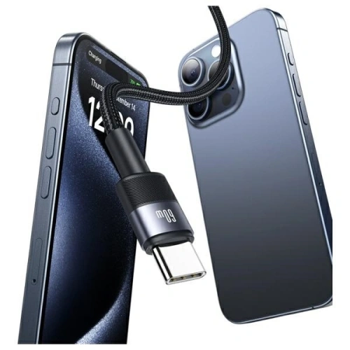 Kabel USAMS US-SJ724 USB-C / USB-C 60W 1.2m Aluminum Alloy Data Cable SY Series