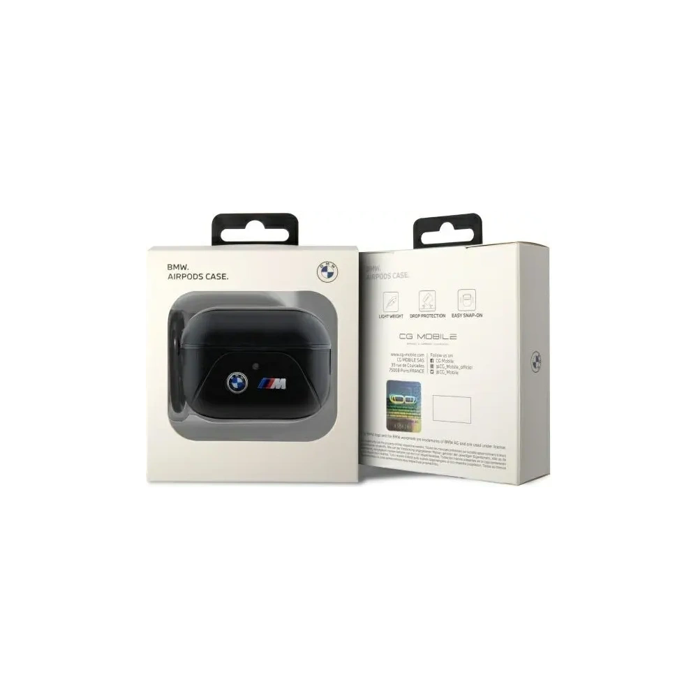 Hurtownia GSM - Etui BMW BMAP222PVTK Apple AirPods Pro 2 (2022/2023) obal Curved Line černý/black - BMW800 - {ean13} - Hurt