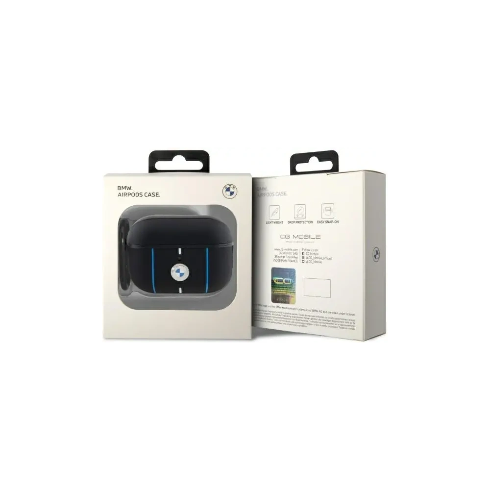 Hurtownia GSM - Etui BMW BMAP222RVSK Apple AirPods Pro 2 (2022/2023) kryt Color Lines černý/black - BMW801 - {ean13} - Hurt