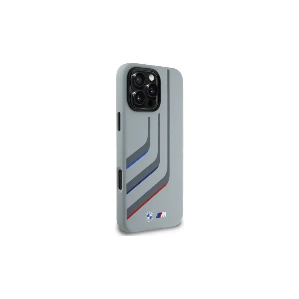 Hurtownia GSM - Etui BMW BMHMP16X23SLIG Apple iPhone 16 Pro Max hardcase Silicone Turning Lines MagSafe szary/grey - BMW802 - {ean13} - Hurt