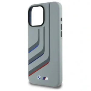 Wholesale BMW BMHMP16X23SLIG Apple iPhone 16 Pro Max hardcase Silicone Turning Lines MagSafe grey - BMW802 - {ean13} - Hurt