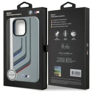 Hurtownia GSM - Etui BMW BMHMP16X23SLIG Apple iPhone 16 Pro Max hardcase Silicone Turning Lines MagSafe šedý/grey - BMW802 - {ean13} - Hurt
