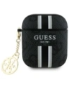 Guess GUA2P4RPSK Apple AirPods 1/2 cover 4G Printed Stripes Charm black