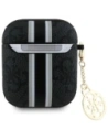 Hurtownia GSM - Etui Guess GUA2P4RPSK Apple AirPods 1/2 obal 4G tištěné pruhy kouzlo černý/black - GUE4232 - {ean13} - Hurt