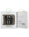 Hurtownia GSM - Etui Guess GUA2P4RPSK Apple AirPods 1/2 obal 4G tištěné pruhy kouzlo černý/black - GUE4232 - {ean13} - Hurt