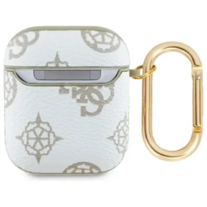 Hurtownia GSM - Etui Guess GUA2PG4GPH Apple AirPods 1/2 kryt 4G Hook bílý/white - GUE4234 - {ean13} - Hurt