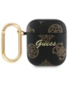 Etui Guess GUA2PG4GPK Apple AirPods 1/2 cover 4G Hook czarny/black