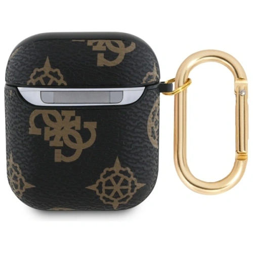 Etui Guess GUA2PG4GPK Apple AirPods 1/2 cover 4G Hook czarny/black