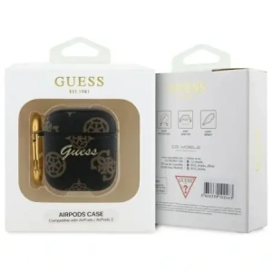 Hurtownia GSM - Etui Guess GUA2PG4GPK Apple AirPods 1/2 kryt 4G Hook černý/black - GUE4235 - {ean13} - Hurt