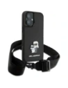 Wholesale Karl Lagerfeld KLHCP16SSAKCPBK Apple iPhone 16 hardcase Saffiano Karl&Choupette Metal Pin CBDY Strap black - KLD21856 - {ean13} - Hurt