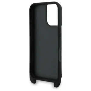 Hurtownia GSM - Karl Lagerfeld KLHCP16SSAKCPBK Apple iPhone 16 hardcase Saffiano Karl&Choupette Metal Pin CBDY Strap negru - KLD21856 - {ean13} - Hurt