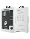 Wholesale Karl Lagerfeld KLHCP16SSAKCPBK Apple iPhone 16 hardcase Saffiano Karl&Choupette Metal Pin CBDY Strap black - KLD21856 - {ean13} - Hurt