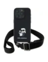 Hurtownia GSM - Etui Karl Lagerfeld KLHCP16XSAKCPBK Apple iPhone 16 Pro Max hardcase Saffiano Karl&Choupette Metal Pin CBDY Strap czarny/black - KLD21857 - {ean13} - Hurt