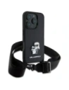 Hurtownia GSM - Etui Karl Lagerfeld KLHCP16XSAKCPBK Apple iPhone 16 Pro Max hardcase Saffiano Karl&Choupette Metal Pin CBDY Strap czarny/black - KLD21857 - {ean13} - Hurt