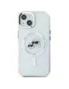 Hurtownia GSM - Karl Lagerfeld KLHMP14SHLSKCH Apple iPhone 14 hardcase IML Metal Karl&Choupette Head MagSafe alb - KLD21858 - {ean13} - Hurt