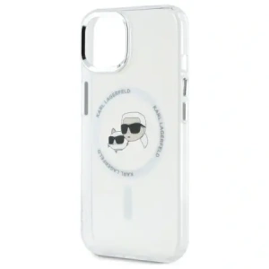 Hurtownia GSM - Karl Lagerfeld KLHMP14SHLSKCH Apple iPhone 14 hardcase IML Metal Karl&Choupette Head MagSafe alb - KLD21858 - {ean13} - Hurt