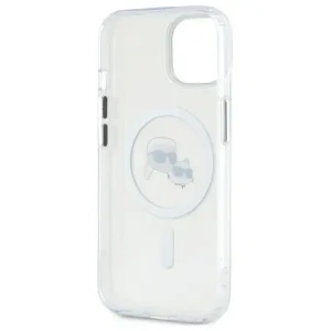 Hurtownia GSM - Karl Lagerfeld KLHMP14SHLSKCH Apple iPhone 14 hardcase IML Metal Karl&Choupette Head MagSafe alb - KLD21858 - {ean13} - Hurt