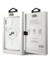 Hurtownia GSM - Karl Lagerfeld KLHMP14SHLSKCH Apple iPhone 14 hardcase IML Metal Karl&Choupette Head MagSafe alb - KLD21858 - {ean13} - Hurt