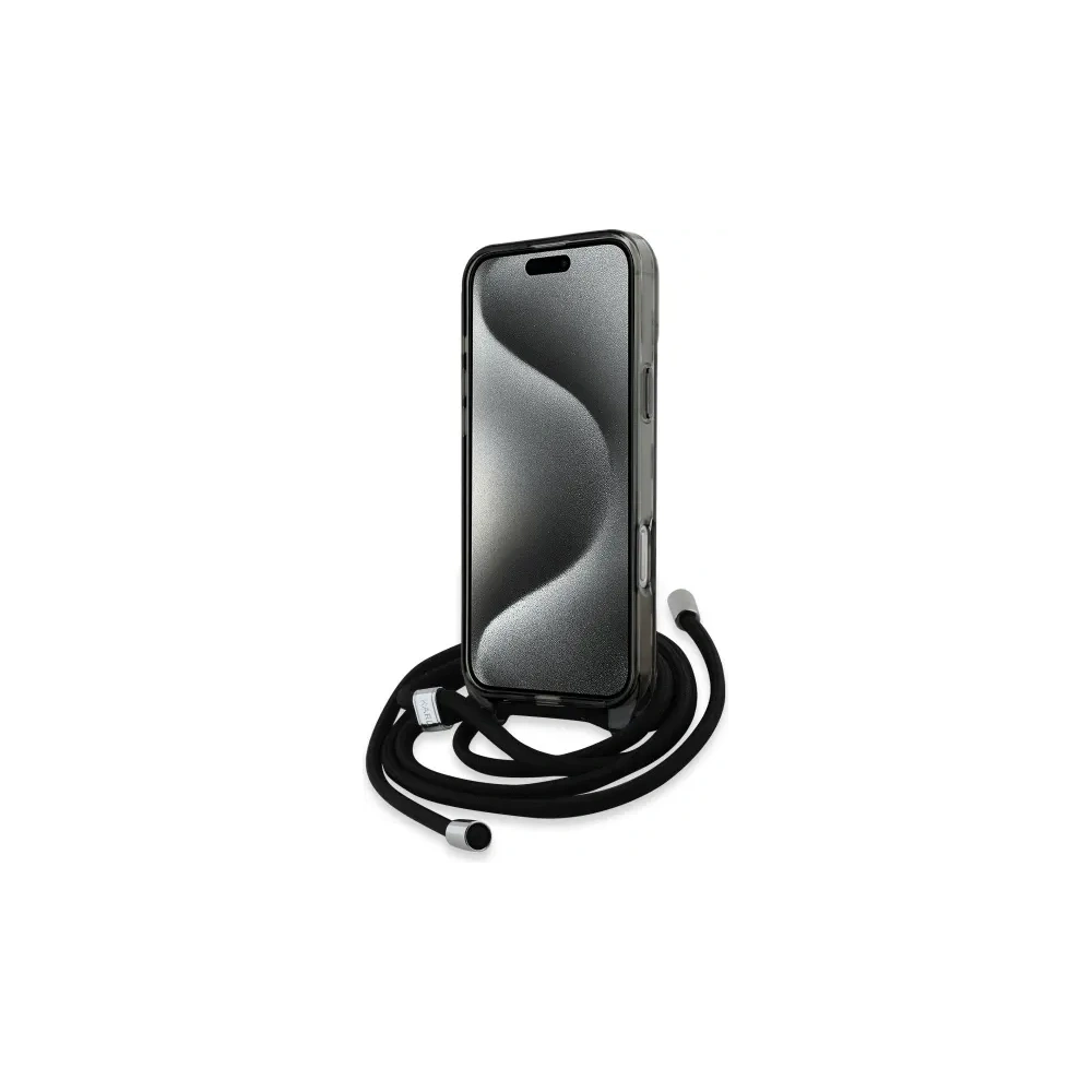 Hurtownia GSM - Etui Karl Lagerfeld KLHMP16LHCKCKLCK Apple iPhone 16 Pro hardcase IML Crossbody Monogram Karl & Choupette Head MagSafe czarny/black - KLD21859 - {ean13} - Hurt