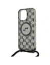 Hurtownia GSM - Etui Karl Lagerfeld KLHMP16LHCKCKLCK Apple iPhone 16 Pro hardcase IML Crossbody Monogram Karl & Choupette Head MagSafe czarny/black - KLD21859 - {ean13} - Hurt