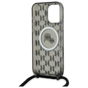 Hurtownia GSM - Etui Karl Lagerfeld KLHMP16LHCKCKLCK Apple iPhone 16 Pro hardcase IML Crossbody Monogram Karl & Choupette Head MagSafe černý/black - KLD21859 - {ean13} - Hurt