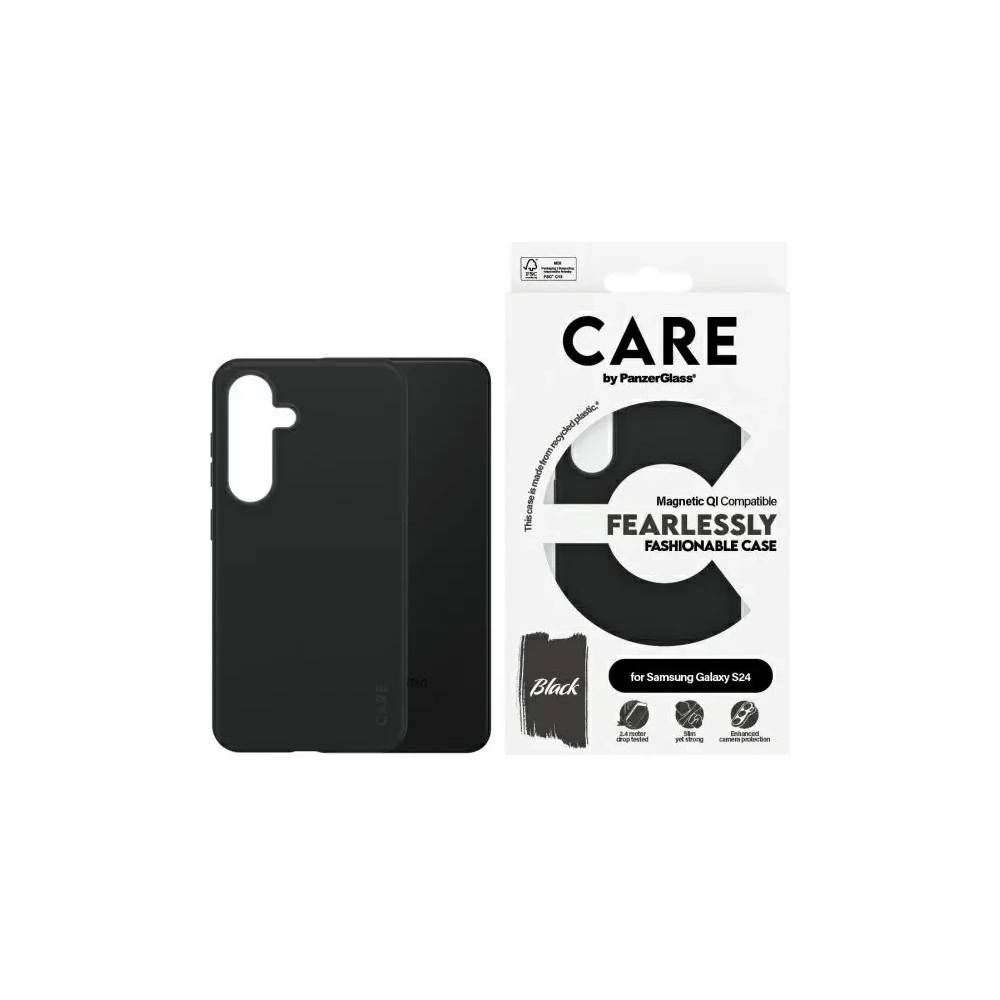 Hurtownia GSM - Etui CARE by PanzerGlass Fashion QI Case Samsung Galaxy S24 czarny/black - PZG736 - {ean13} - Hurt