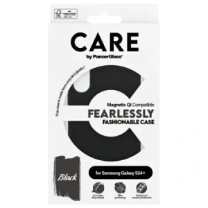 Wholesale CARE by PanzerGlass Fashion QI Case Samsung Galaxy S24+ Plus black - PZG738 - {ean13} - Hurt