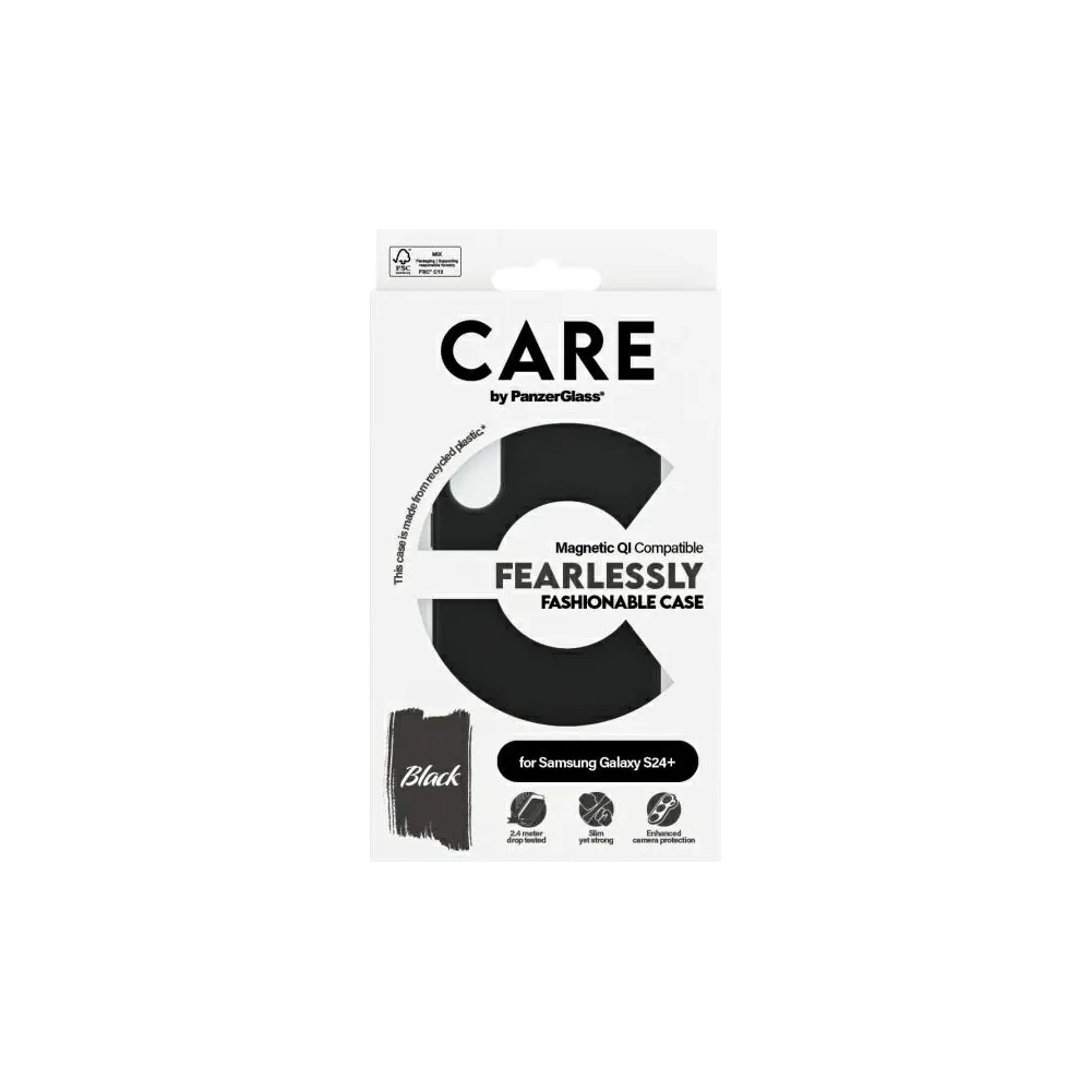Hurtownia GSM - Etui CARE od PanzerGlass Fashion QI Case Samsung Galaxy S24+ Plus černý/black - PZG738 - {ean13} - Hurt