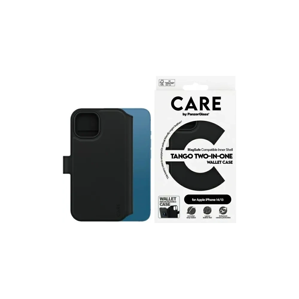 Hurtownia GSM - CARE von PanzerGlass Feature Tango 2in1 Wallet Apple iPhone 14 / 13 MagSafe schwarz - PZG739 - {ean13} - Hurt