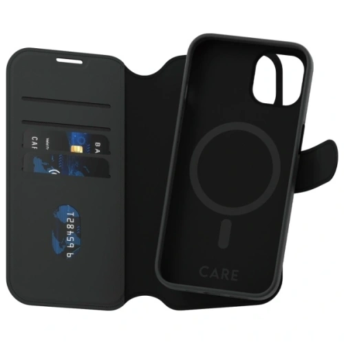 Etui CARE by PanzerGlass Feature Tango 2in1 Wallet Apple iPhone 14 / 13 MagSafe czarny/black