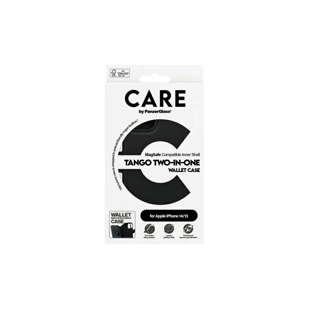 Hurtownia GSM - CARE von PanzerGlass Feature Tango 2in1 Wallet Apple iPhone 14 / 13 MagSafe schwarz - PZG739 - {ean13} - Hurt