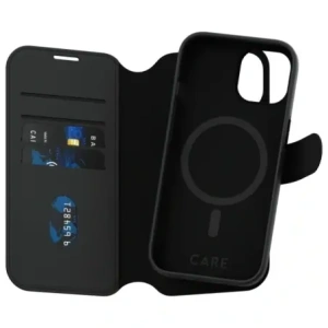 Hurtownia GSM - Etui CARE od PanzerGlass Funkce Tango 2in1 Peněženka Apple iPhone 15 MagSafe černý/black - PZG740 - {ean13} - Hurt