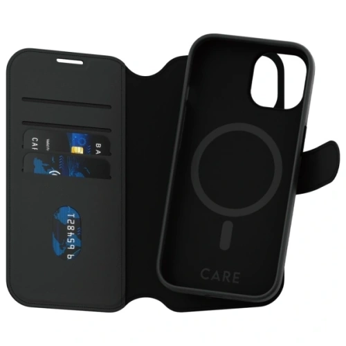 Etui CARE by PanzerGlass Feature Tango 2in1 Wallet Apple iPhone 15 MagSafe czarny/black
