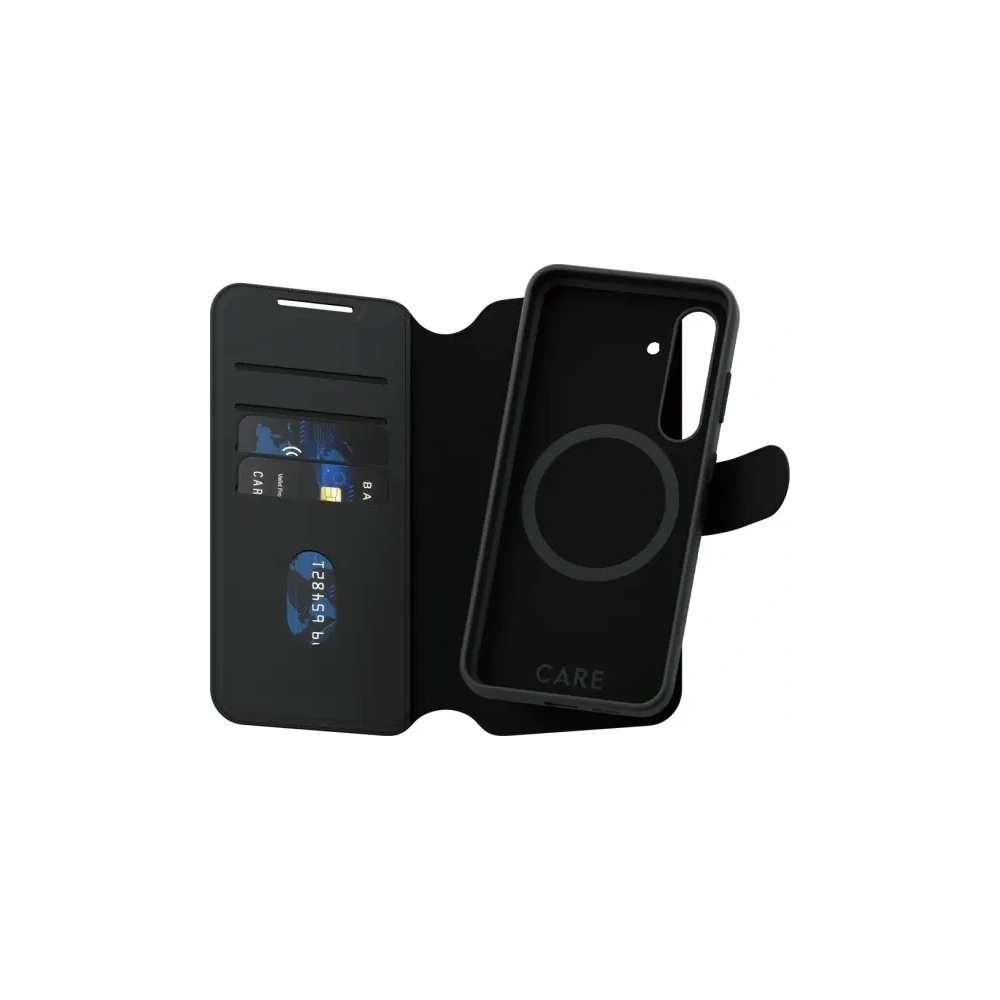 Hurtownia GSM - Etui CARE by PanzerGlass Feature Tango 2in1 Wallet Samsung Galaxy S24 czarny/black - PZG741 - {ean13} - Hurt