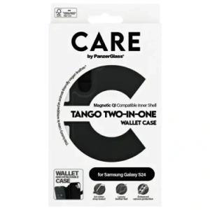 Hurtownia GSM - CARE de PanzerGlass Caracteristică Tango 2in1 Portofel Samsung Galaxy S24 negru - PZG741 - {ean13} - Hurt