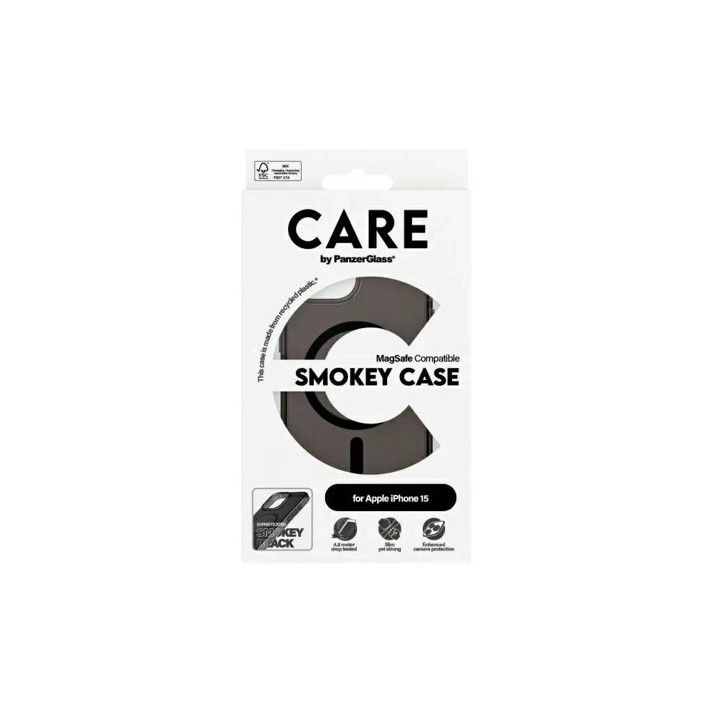 Hurtownia GSM - Etui CARE od PanzerGlass Flagship Case Apple iPhone 15 MagSafe dýmový/smokey - PZG744 - {ean13} - Hurt