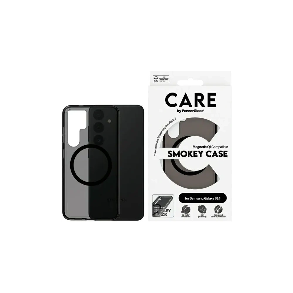 Hurtownia GSM - Etui CARE by PanzerGlass Flagship QI Case Samsung Galaxy S24 dymny/smoke - PZG745 - {ean13} - Hurt