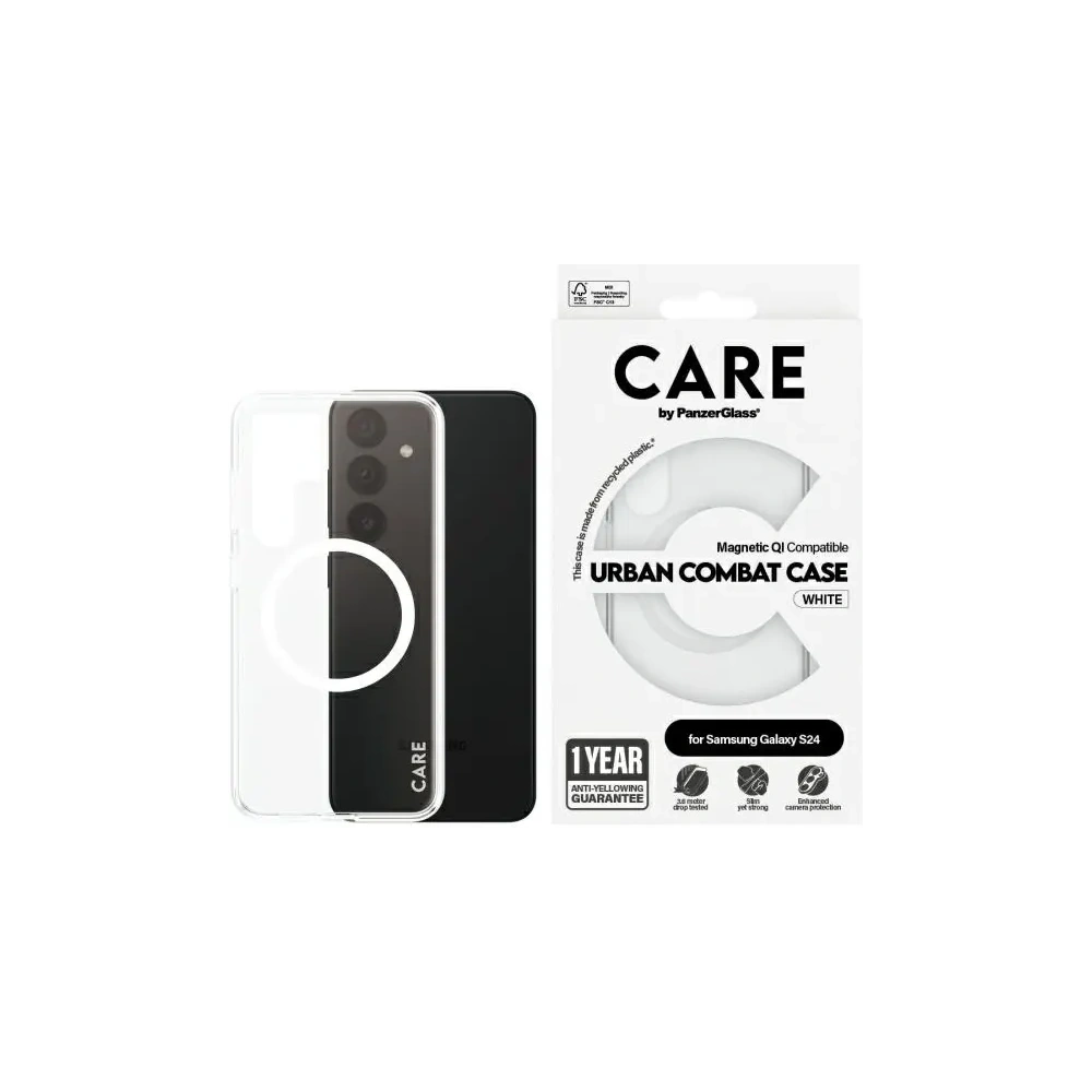 Hurtownia GSM - CARE de PanzerGlass Carcasă Flagship QI Samsung Galaxy S24 transparentă - PZG746 - {ean13} - Hurt