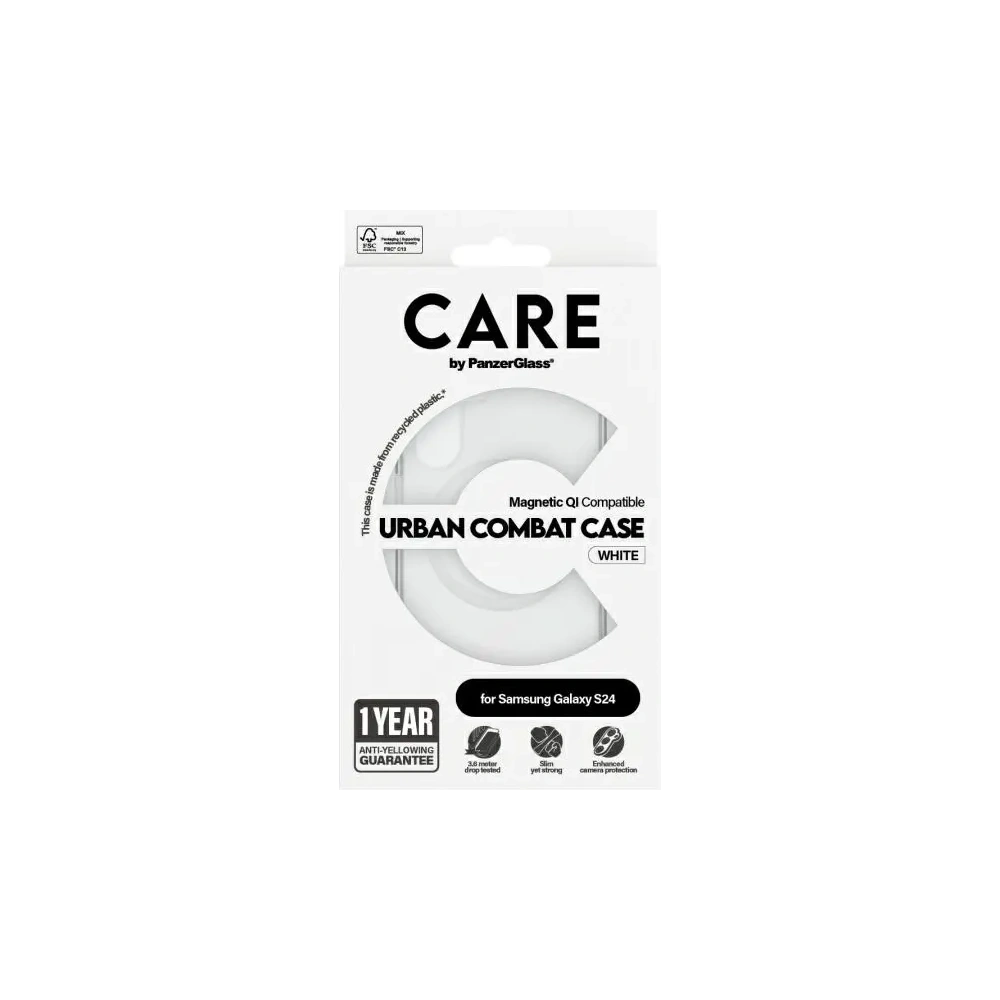 Hurtownia GSM - Etui CARE od PanzerGlass Flagship QI Case Samsung Galaxy S24 průhledný/transparentní - PZG746 - {ean13} - Hurt